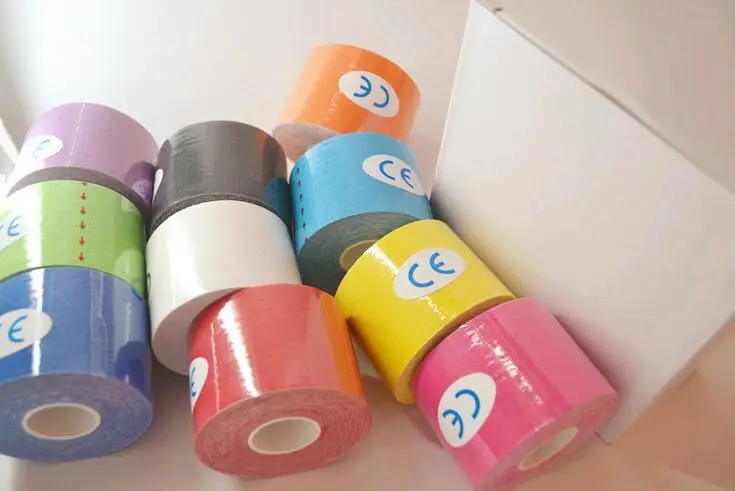 Precut Athletic Kinesiology Tape For Muscle thearpy sports tape kinesiology