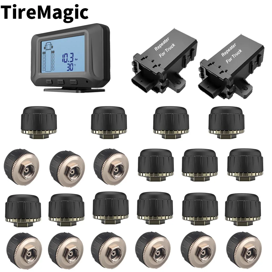 Truck External Gps Tpms Tire Pressure Monitoring System TPMS FOR BUS TRUCK