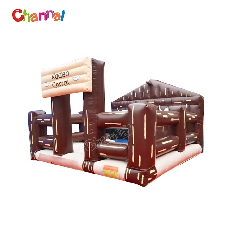 commercial bouncy castle jumping mat inflatable sports games bull riding game inflatable mechanical bull rodeo sports games