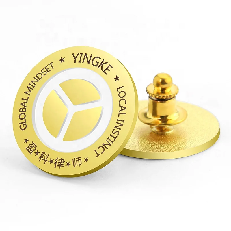 Custom 3d emblem and badge metal lapel pin