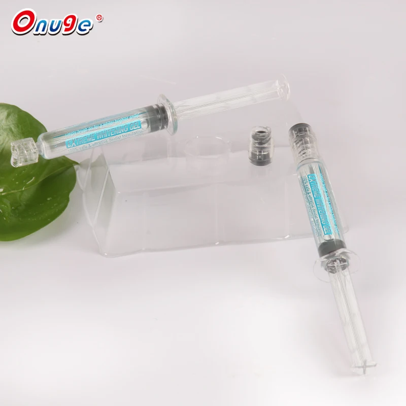 Dental care bleaching teeth whitening syringes essence gel