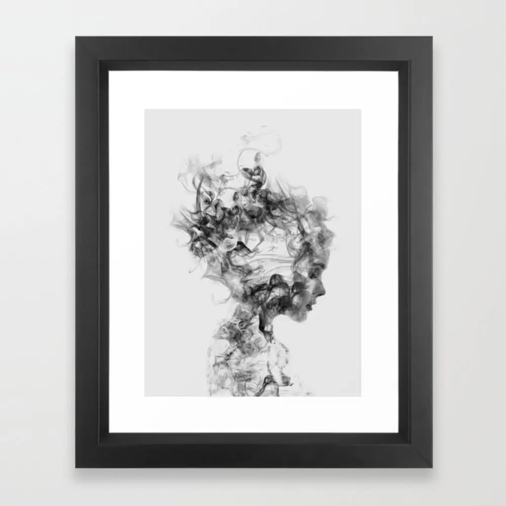 Abstract art painting framed on canvas for home hotel decoration wall