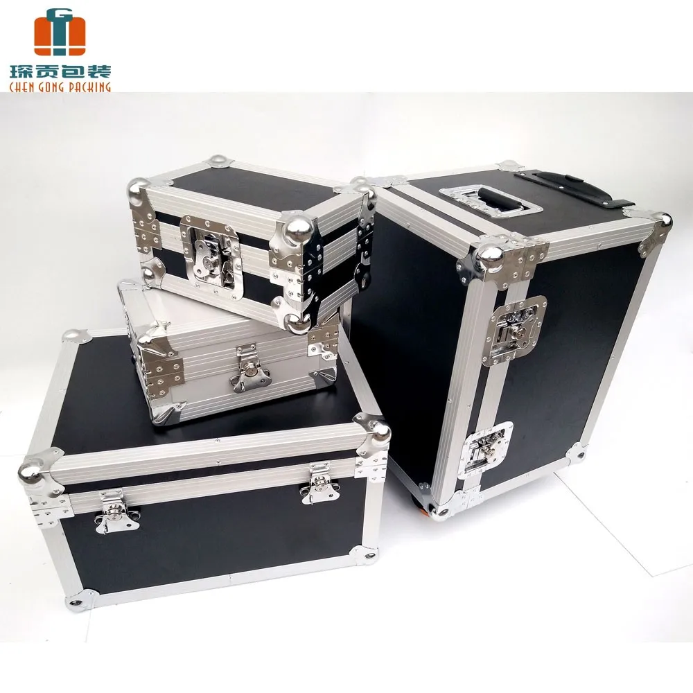Long reinforce durable hardware flight equipment aluminum tool case