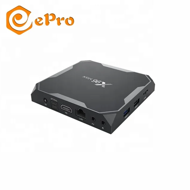 2018 новейшее качество epro X96 MAX фабрика ТВ коробка S905X2 Android 8,1 OS оба WIFI BT популярные товары