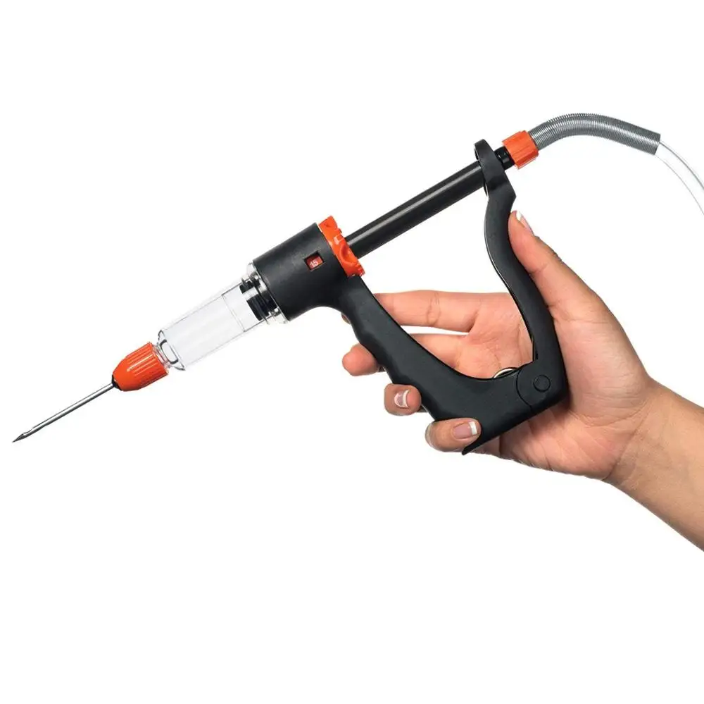 professional meat injector gun type with 15ml capacity