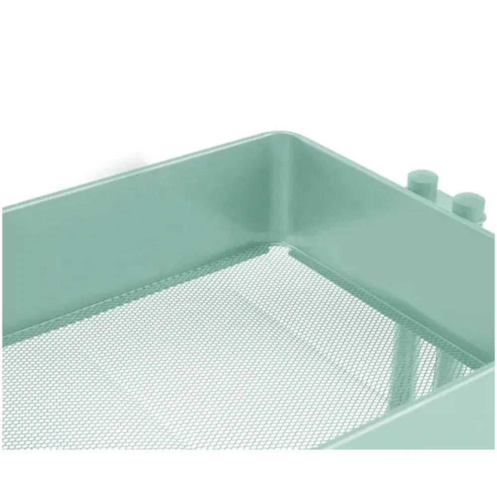 Metal stainless steel rolling storage organizer kitchen hand push  food utility trolley cart for 3 shelves