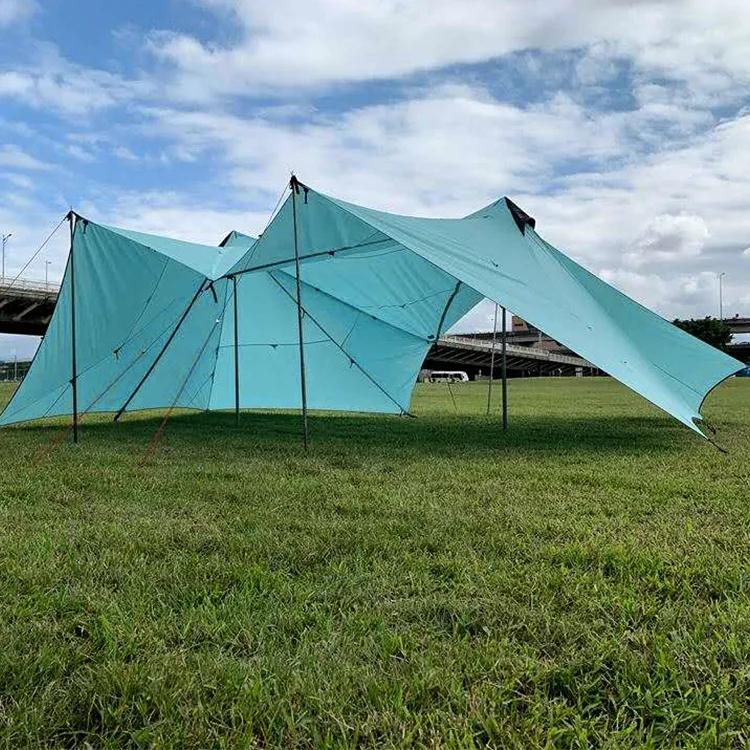 Extra Large 10-Person A Tower Tarp Outdoor Base Camp Tent Shelter Tents Sunshade Tent