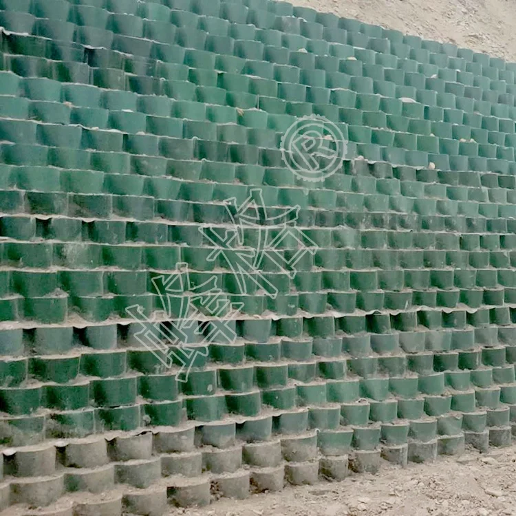 
vegetation retaining wall ultrasonic welding plastic hdpe geocell price 