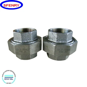 Sfenry ASME B16.11 3000 LB Carbon Steel A105 Female NPT Threaded Pipe Fittings Union