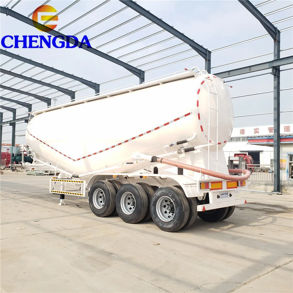 China High Quality better price 3Axles 45CBM Cement Vacuum Truck