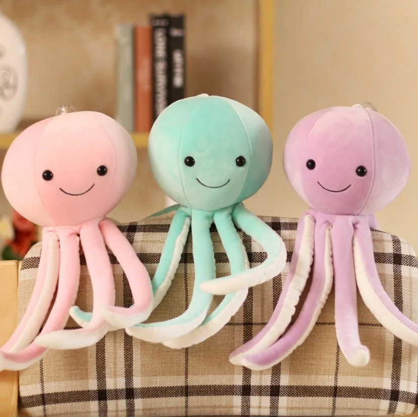 Colorful Cute Octopus Plush Toys Octopus Whale Dolls & Stuffed Toys Plush Small Pendant Sea Animal Toys Children Baby Gifts