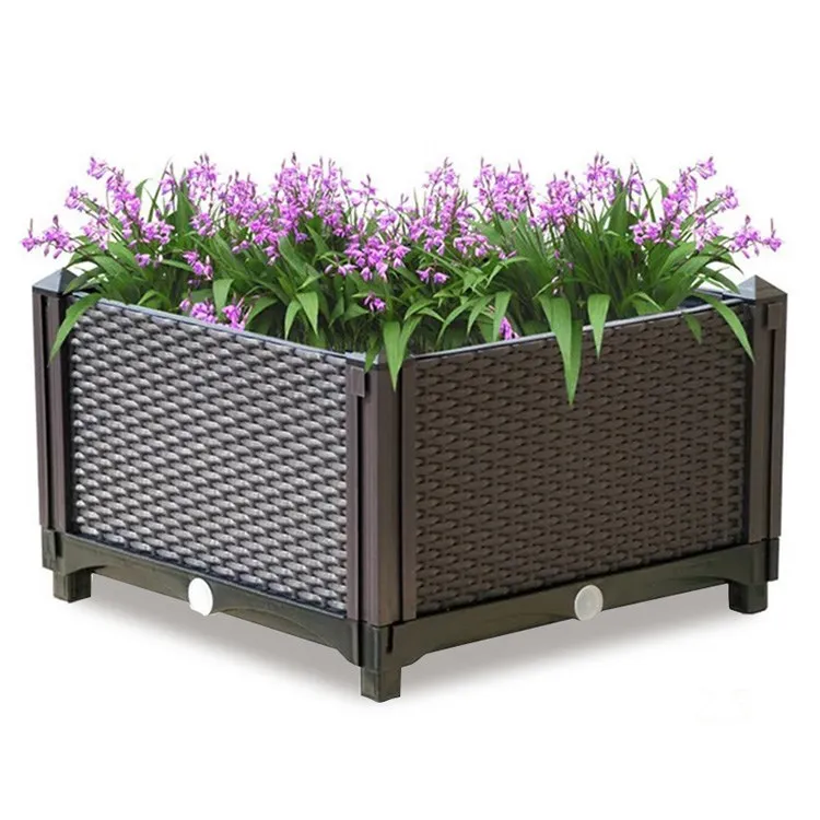 Best Selling Products 2020 in USA Garden Vast Plastic Rectangular,Fabricantes y Stevedores Garden Raised Beds Planter