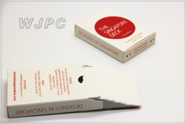 Индивидуальные сделать напечатанное качество двусторонняя Экологичные Кент игральные карты с пользовательские коробки