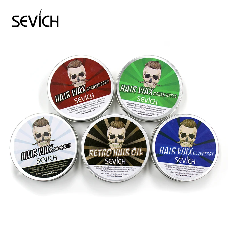 eco Raw Material Custom Gel Wax to Darken Hair Men