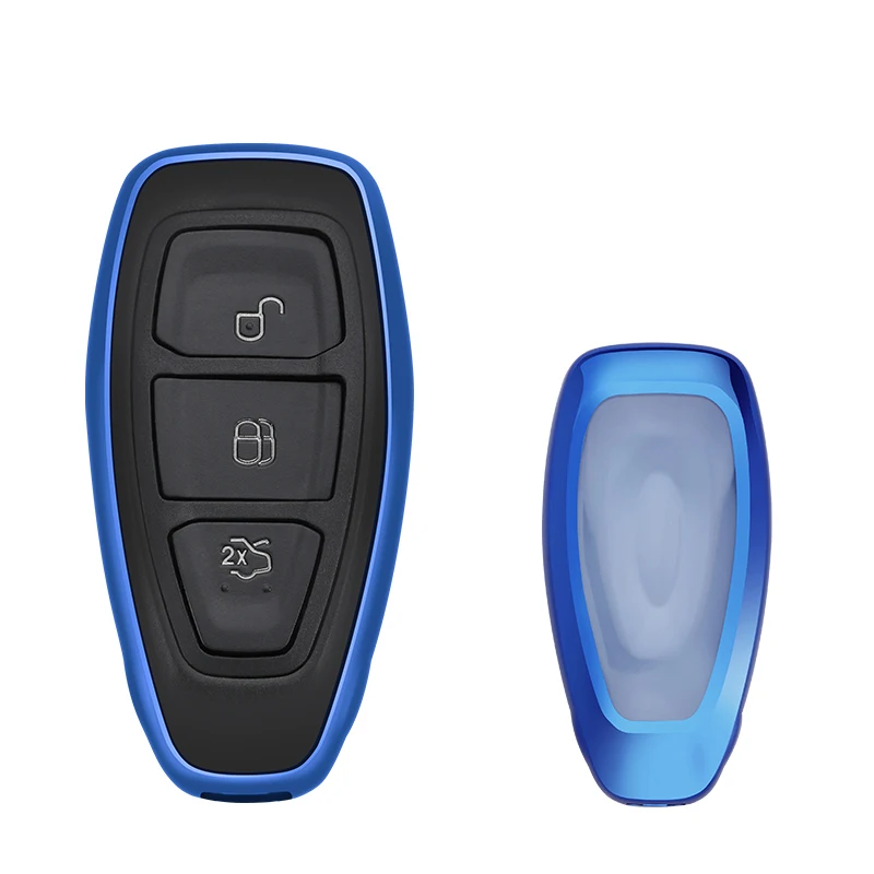 High quality TPU For Ford Fiesta Focus 3 4 Mondeo Ecosport Kuga Focus ST Car Key Smart Remote Key Case Fob