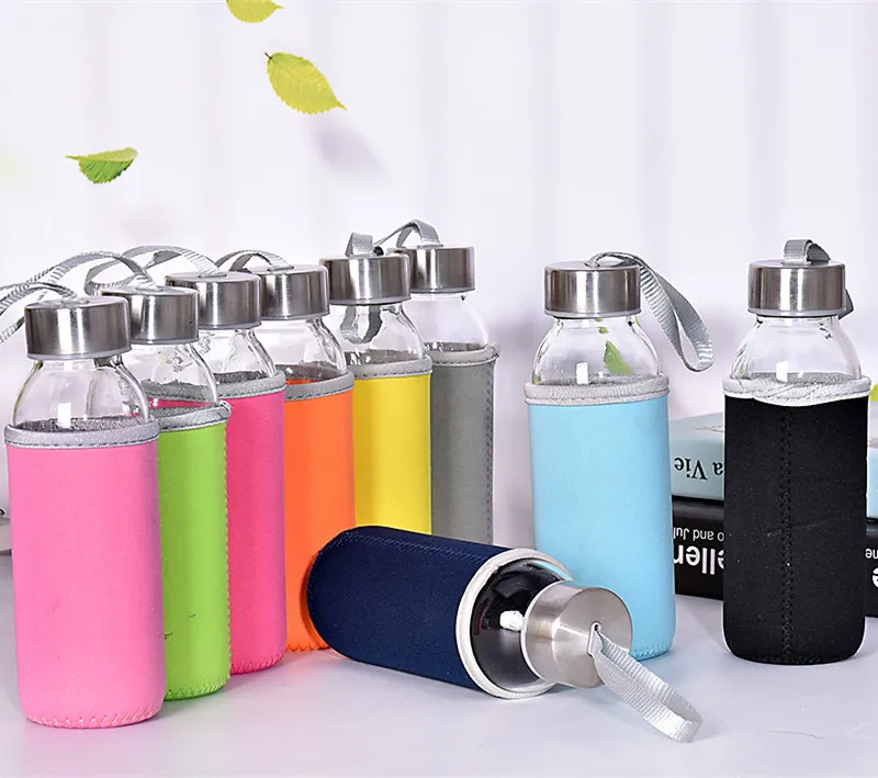 wholesale round voss glass bottles for mineral water for sale