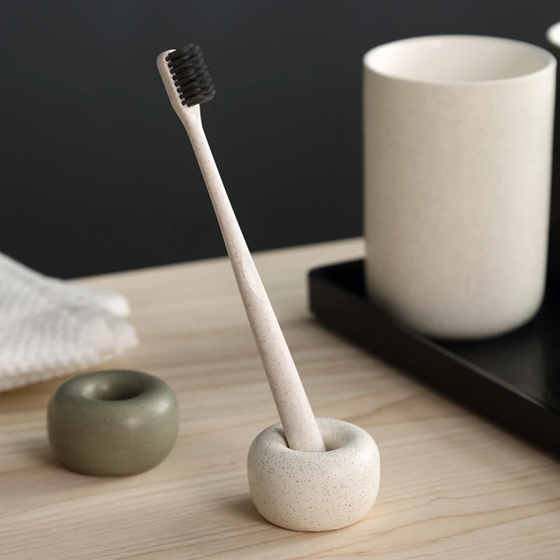 
Factory made wholesale ceramic tooth brush holder stand 