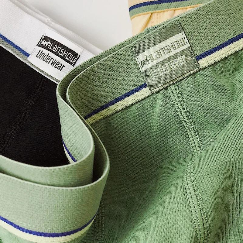 
2021 Factory price Custom Cotton breathable comfortable underwear boxers men underwear 