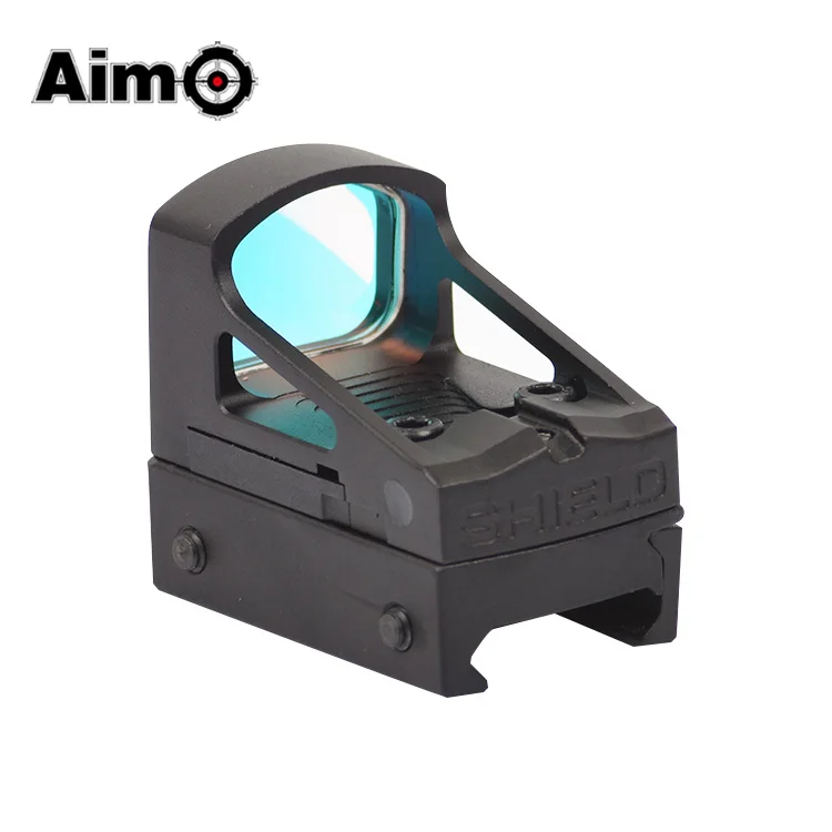 Миниатюрный красный точечный прицел Aim-O RMS с вентиляционным креплением и разделителями для тактического страйкбола