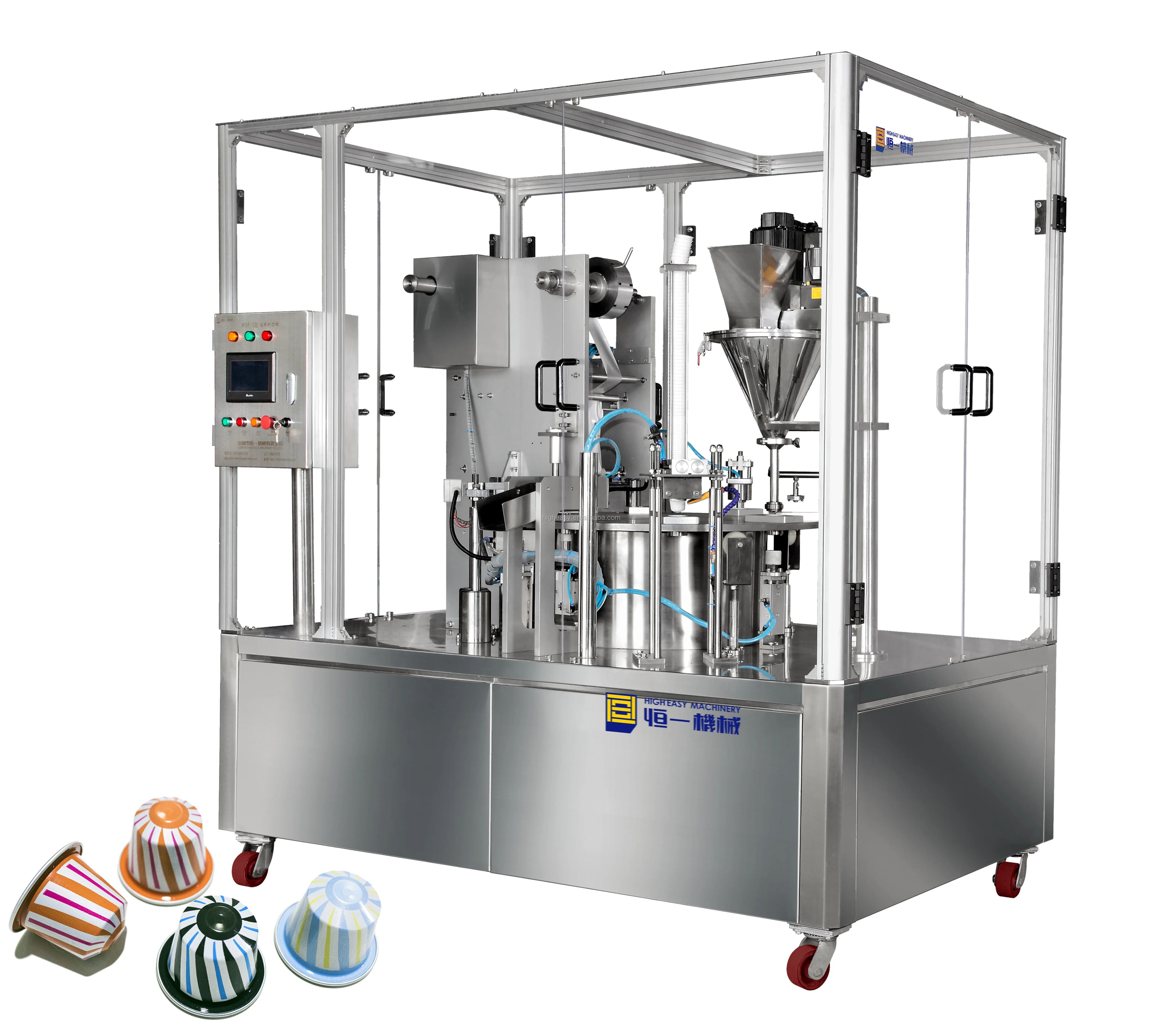 
Factory price k-cup Nespresso coffee capsule filling sealing machine 