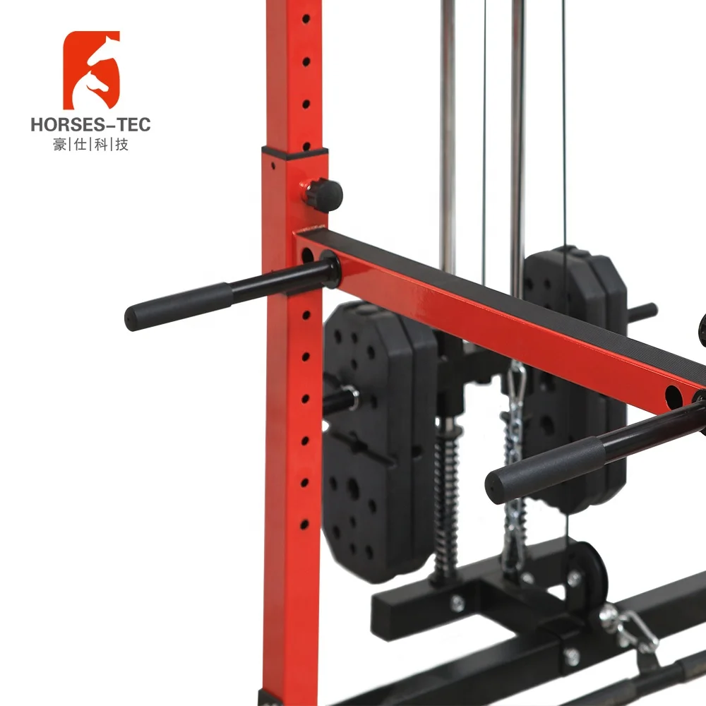 Free standing strength chin-up station power rack with j hooks