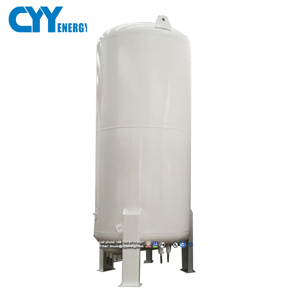 Horizontal type 50m3 Cryogenic Liquid Storage Tank LNG Tank