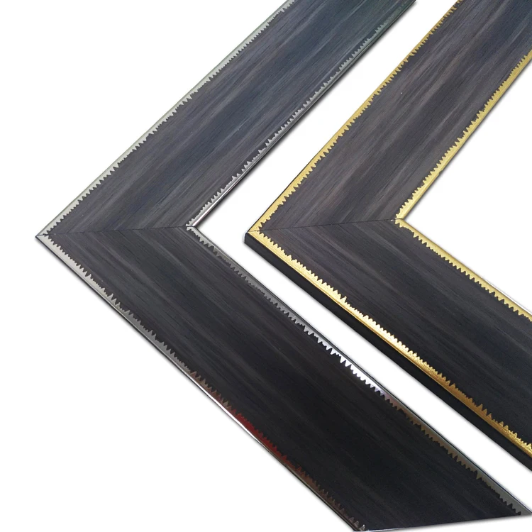 New Black Plastic Photo Frame Moulding Strip Ps Frame Moulding