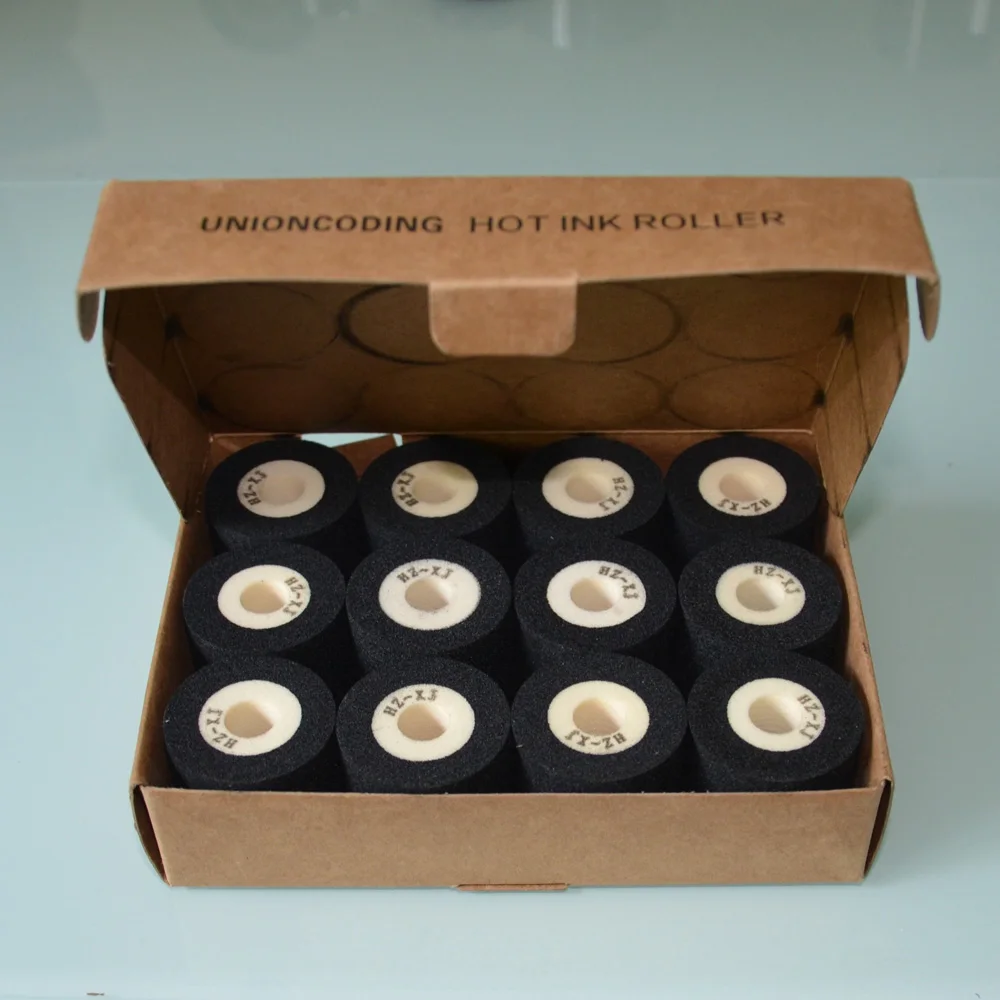 36mm 32mm my380f solid printer expire date batch number printing coding machine band sealer my380 hot ink roll roller