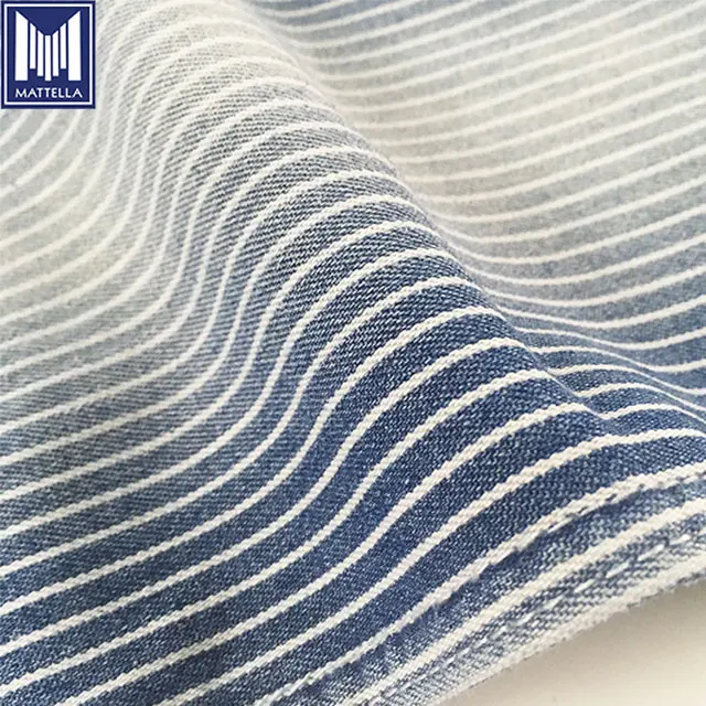 270gsm 8oz 150cm width yarn dyed bar mark dobby uhmwpe glitter hickory stripe denim fabric lahore