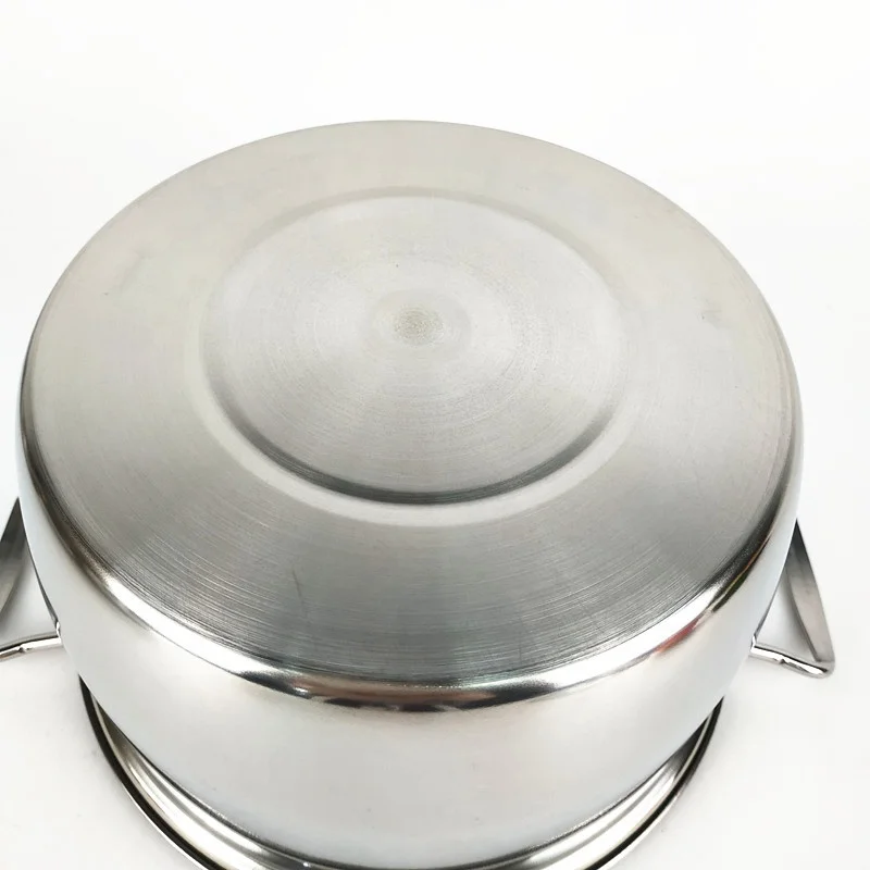 Japanese style 4 pcs High Quality Stainless Steel Cookware Set Induction Hot Pot Cooking Pot