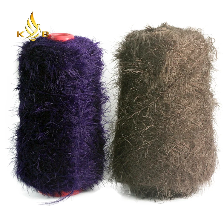 100% нейлоновая перьевая пряжа для ресниц, пряжа из норковой шерсти