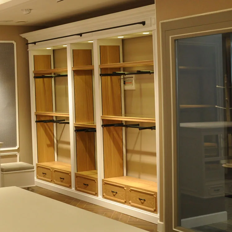 Wooden Baby Shop Clothes Display Interior Design Showcase