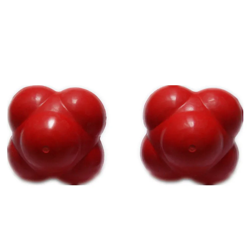
Six Sided Sports Speed Boxing Training Agility Softball Baseball Reflex Reaction Bouncing Ball 