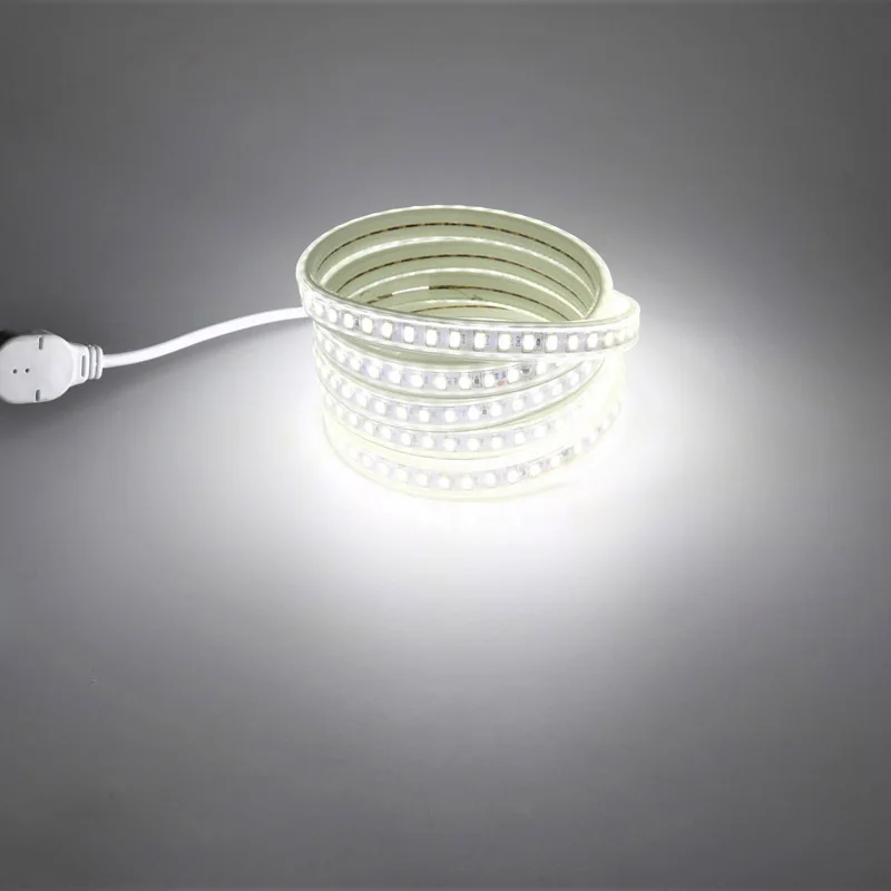 220V  SMD 5630 5730 LED Strip 120pcs led Waterproof Flexible Led strip Light