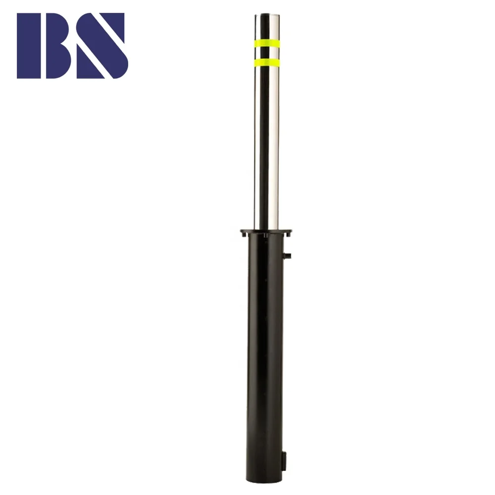 Manual Retractable Bollard Price Parking Post Security Bollard Road Barrier Lock 114 900 Mounting Pipe Clamp