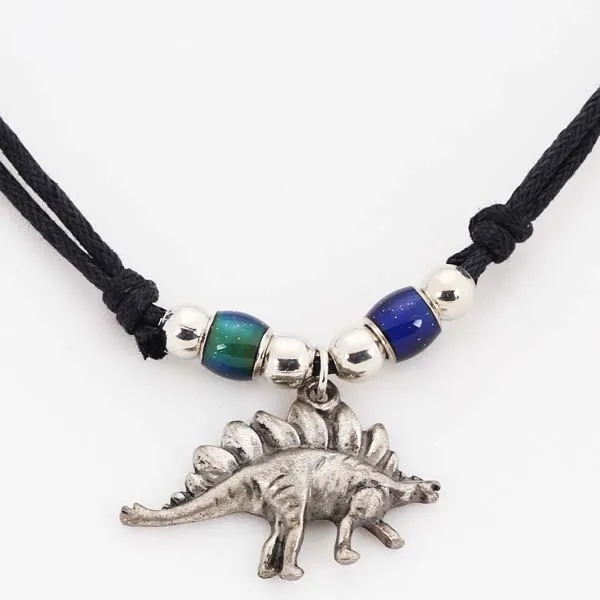 Jewelry necklace zinc alloy shark tooth mood beads modern tribal beaded gold chain necklace