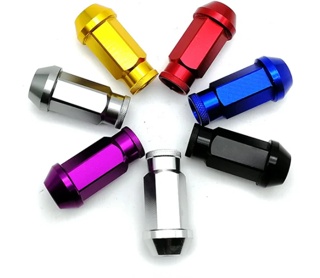 hex 19mm Chrome Tuner Wheel Nut for car wheel