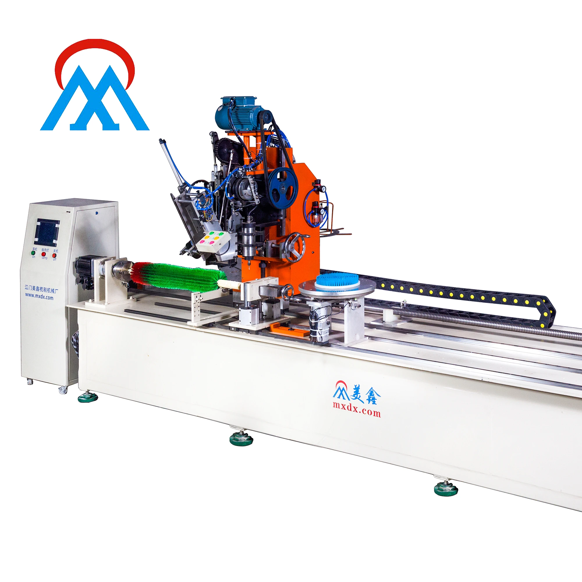 CNC Customized new condition 1 drilling 1 tufting industrial flat brush making machine roller brush disc brush making machine