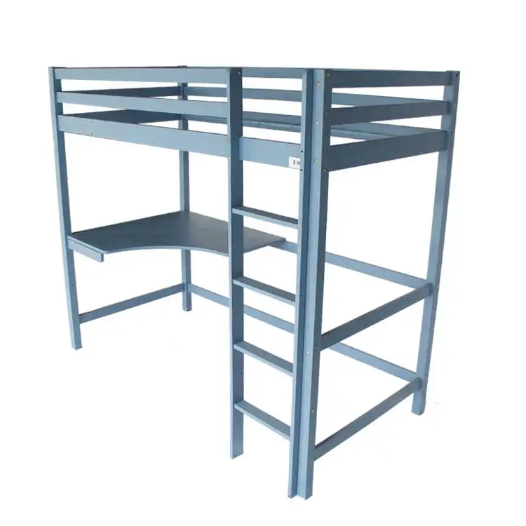 
Мебель для спальни B003, двухместная низкая Лофт-кровать, деревянная двухъярусная кровать 