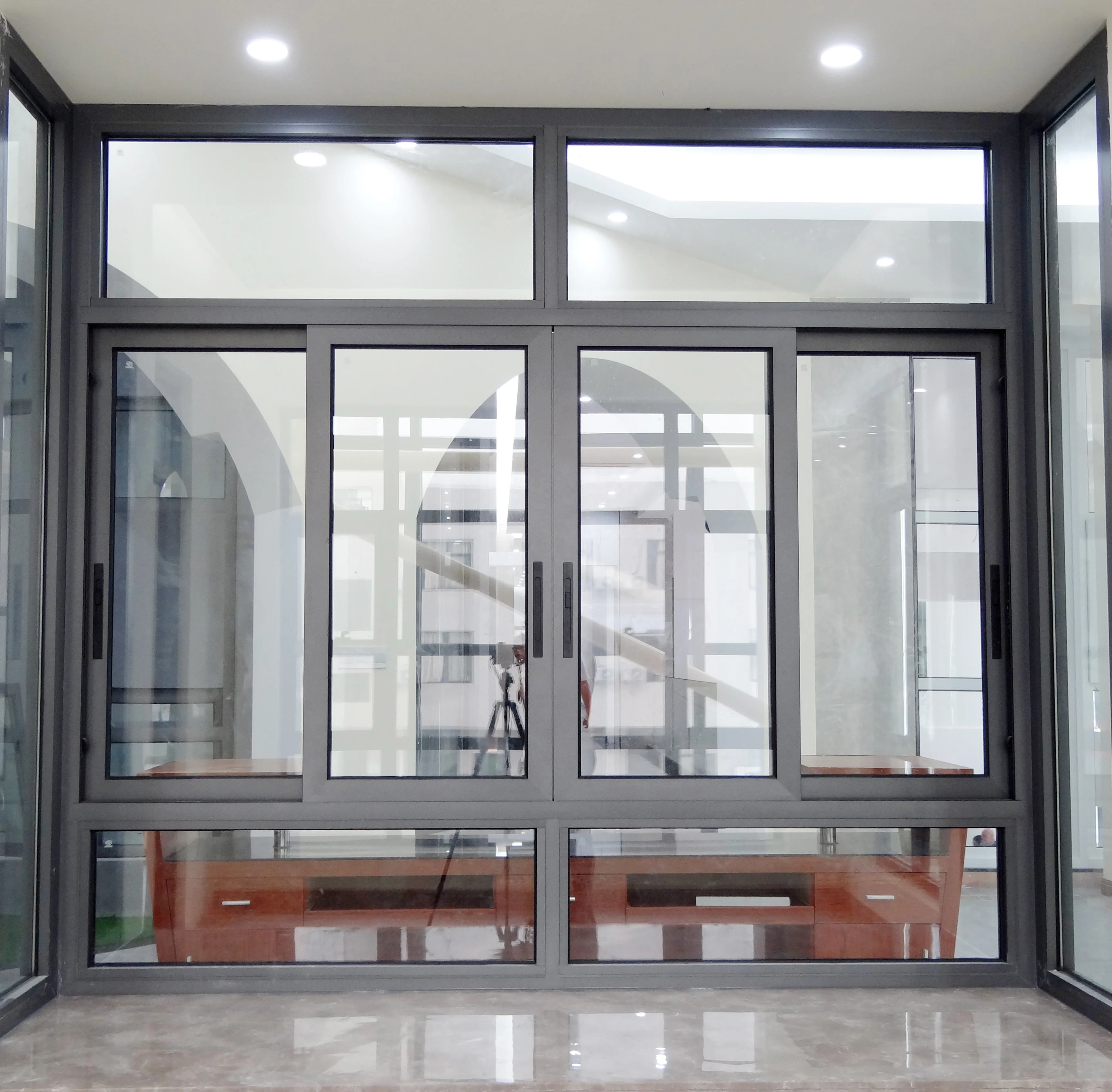 Стильные окна для дома/декоративные стеклянные окна/новейший дизайн окон для дома
