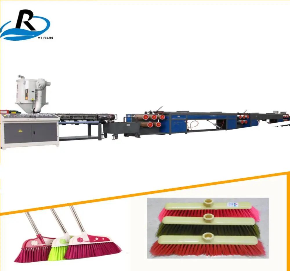 Pet plastic broom single fiber extruder/pet brush spinning machine