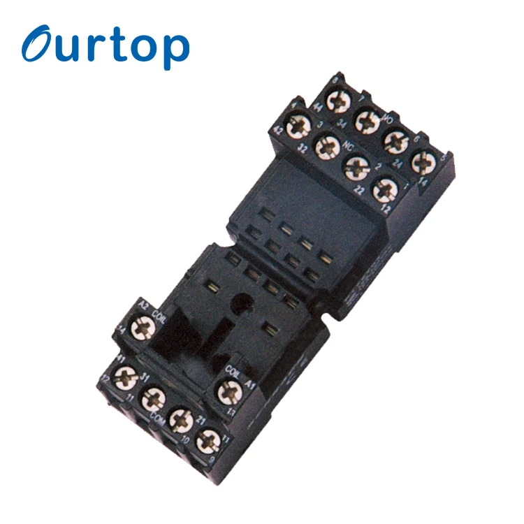 OURTOP Лидер продаж электромагнитное реле din-рейку микро реле с гнезда реле