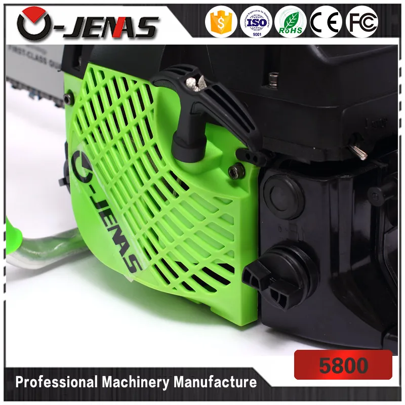 high quality Guangzhou OJENAS excellent quality hot sale 5800 gas chainsaw