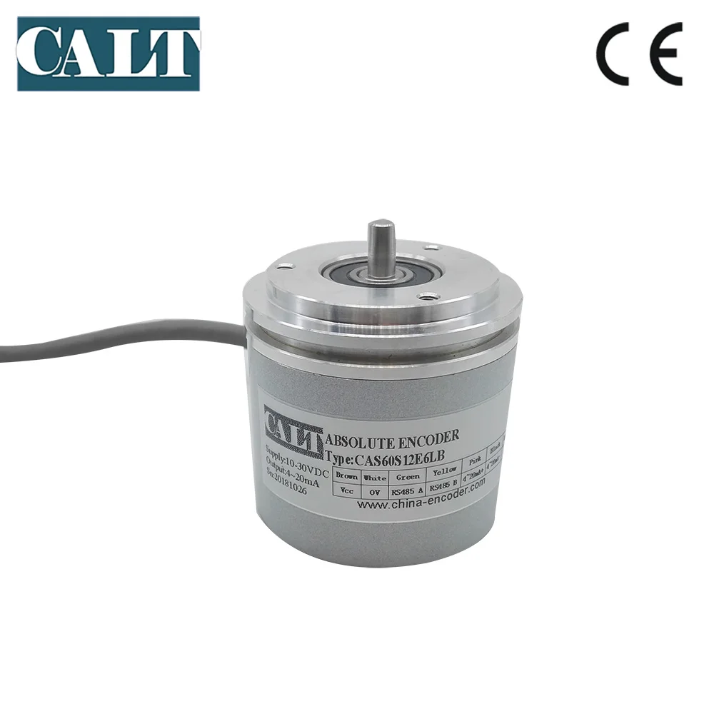 Low cost single turn 6mm shaft 60mm outer diameter absolute encoder