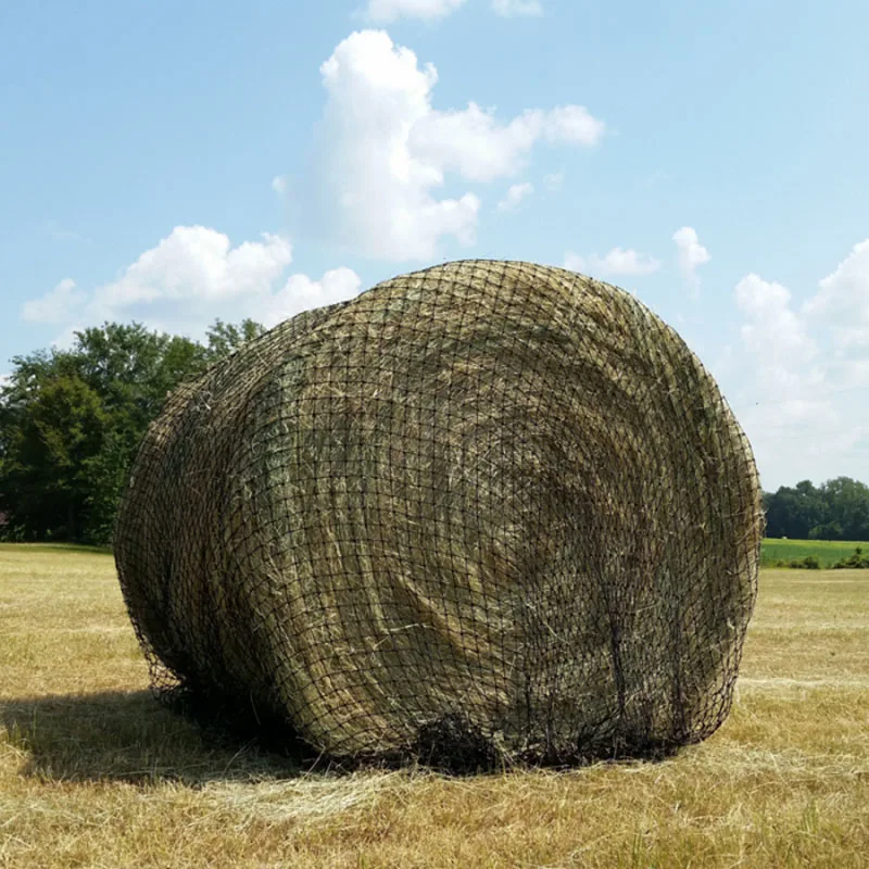 Polyester china factory round slow hay bale horse hay net