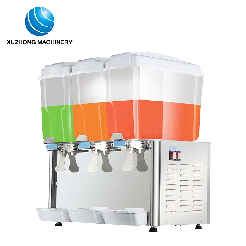 one Tank Cooling and Mixing Cold Drink Dispenser Machine /Plastic Juice Dispenser