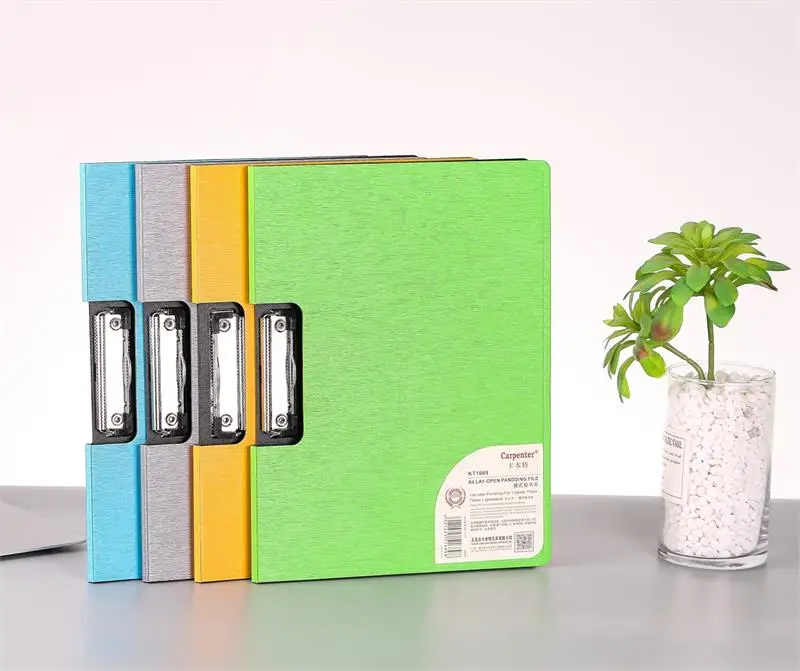 office metal  clip file folder ,plastic clipboard A4 FC size