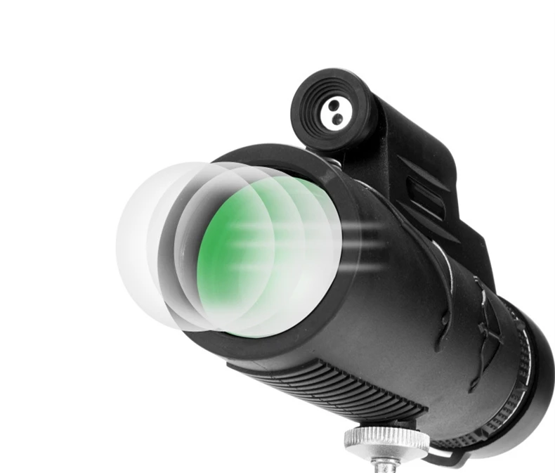 Монокулярный телескоп, компактный монокулярный прицел 12x50 с креплением для смартфона и штативом для взрослых, наблюдение за птицами, охоты, концертов, Трев