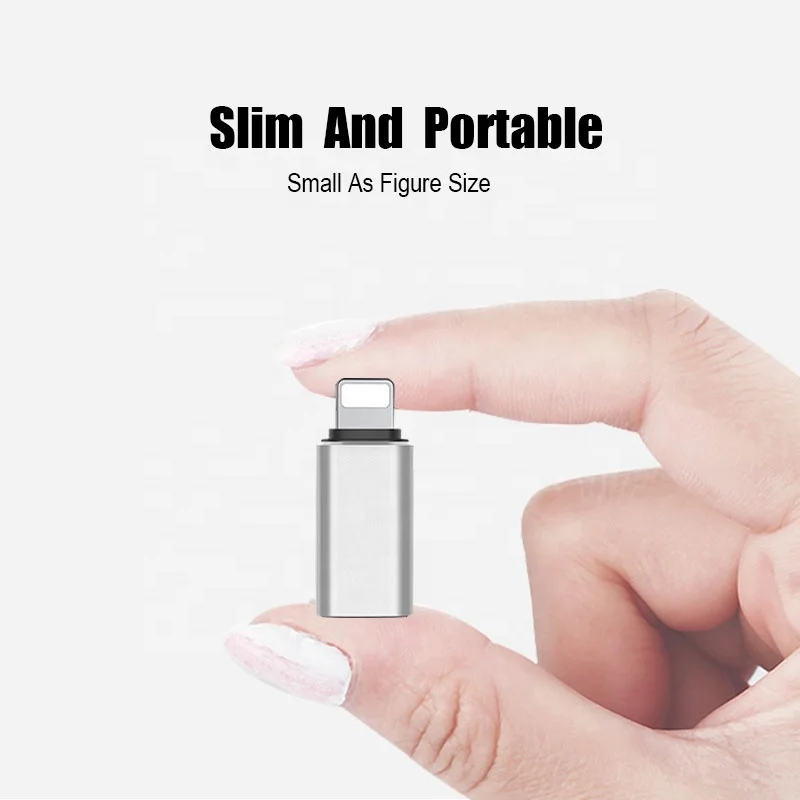  Высококачественный преобразователь SUNLINE с 8 Pin на Type C мама адаптер Usb