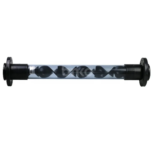 DN65 Gas liquid mixing Transparent SK static mixing tube element for water treatment